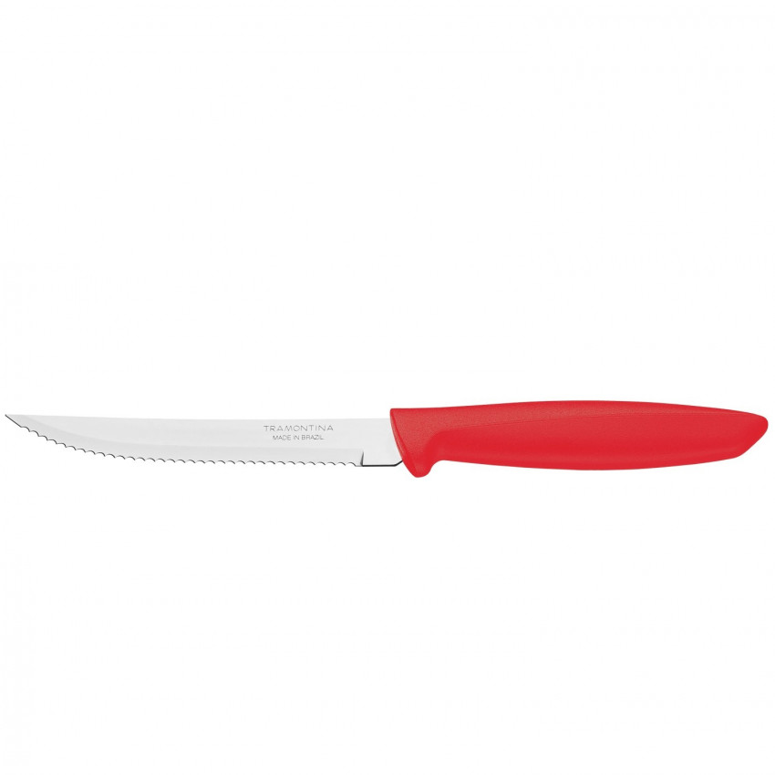 Tramontina Steakový nôž Plenus 12,5 cm červená