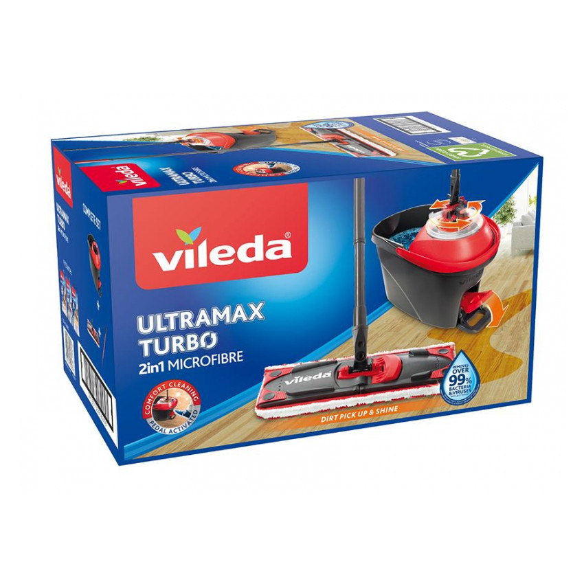 VILEDA VILEDA Set Ultramax Turbo Microfibre 2v1