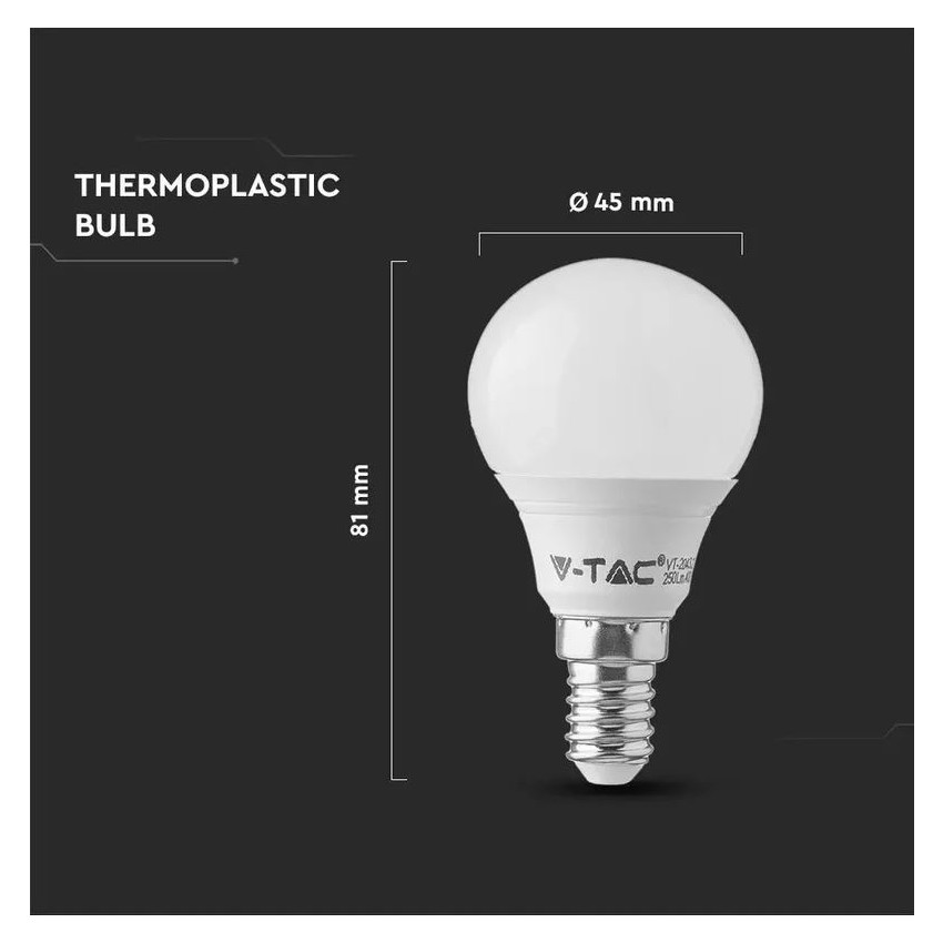 V-TAC LED Žiarovka PRO Samsung 7W E14 studená biela