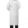 Kuchařská zástěra EGOchef BIG BOY ke krku - bílá - velikost od 5XL - 7XL