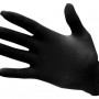Nitrilové jednorázové rukavice nepudrované - černé