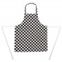 DĚTSKÁ kuchařská zástěra - černobílá šachovnice