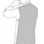Kuchařský rondon EGOchef VIP s košilovým střihem UNISEX - bílý - 100% bavlna - dlouhý rukáv