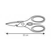 Tescoma multifunkčné nožnice PRESTO 22 cm - farebný mix