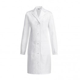 Dámský zdravotnický plášť s gumičkou EGOchef AMY - bílý