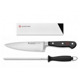 Wüsthof súprava kuchárskeho noža Classic, ocieľky a ochrany ostria 