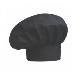 Vysoká kuchárska čiapka - čierna