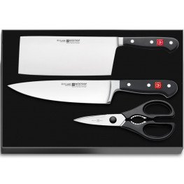 Wüsthof CLASSIC Sada 2 nožů + Kuchyňské nůžky 9285