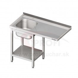 Umývací stôl s priestorom pre podstolovú umývačku – PRAVÝ 1200mm