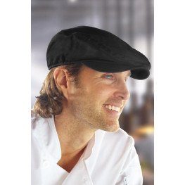 Kuchařská baret jednobarevná, černá