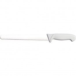 HACCP-Nôž, zúbkovaný , biely, 30cm