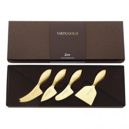 Sada kuchyňských nožů na sýr IVO ViRTU GOLD 4 ks 39079