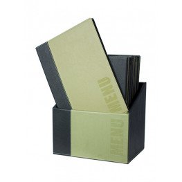 Box s jedálnymi lístkami TRENDY, zelená (20 ks)