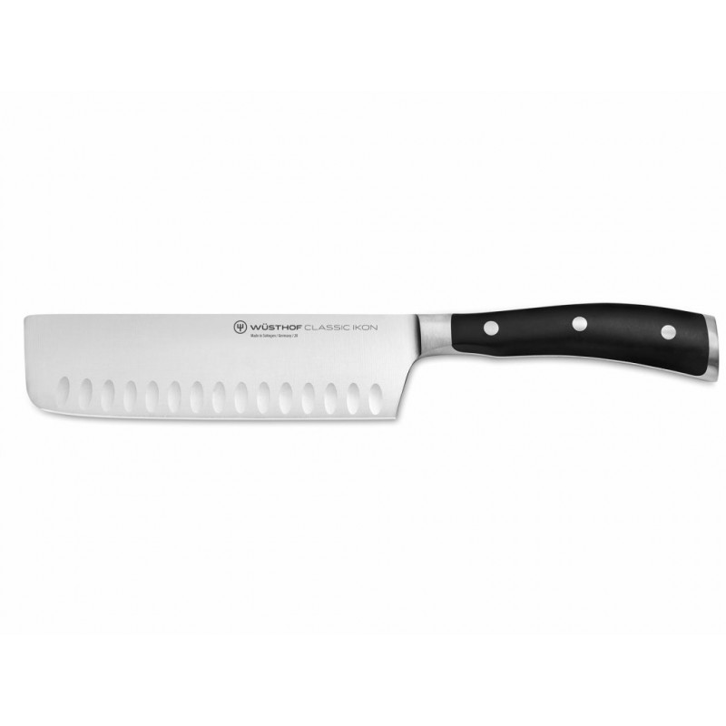 Japonský nůž Nakiri CLASSIC IKON 17 cm s výbrusem