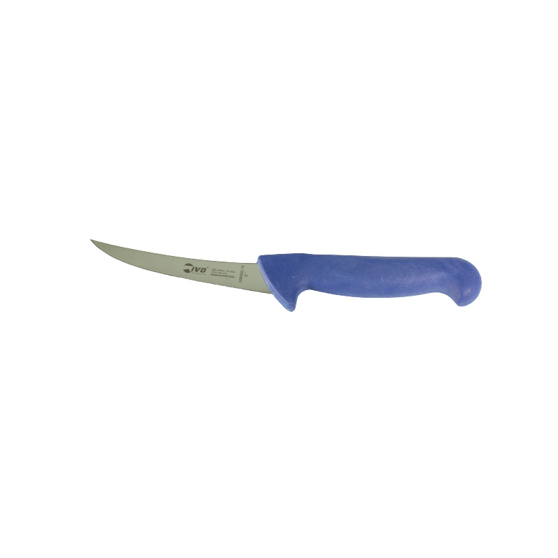 Vykosťovací nôž IVO Curved Semi Flex 13 cm - modrý 206003.13.07