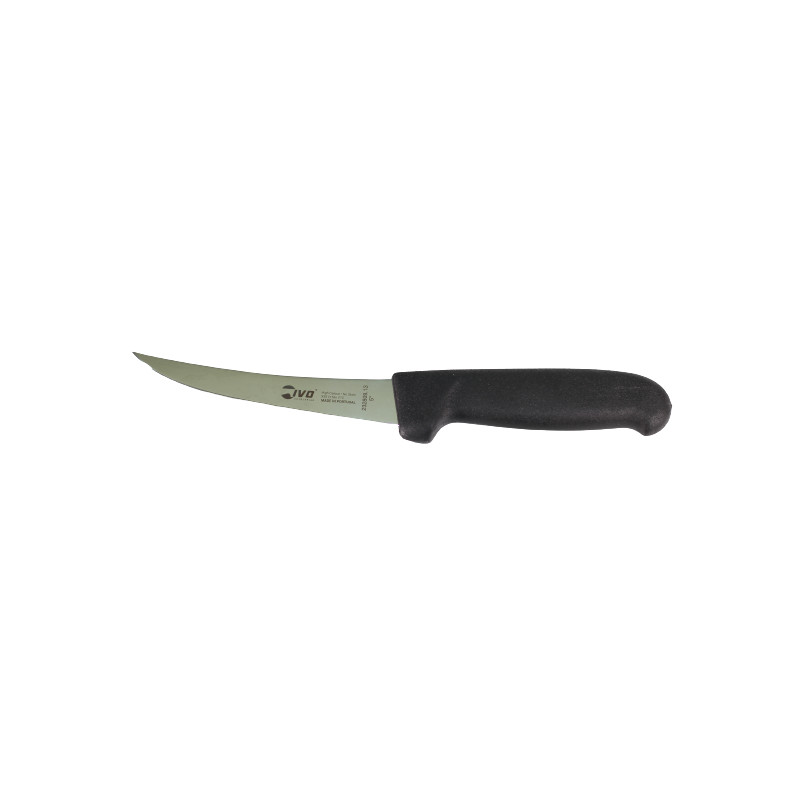 Vykosťovací nůž IVO Progrip 13 cm zahnutý, flex - černý 232809.13.01