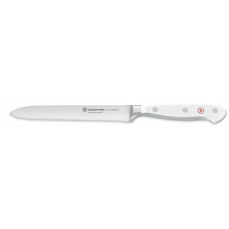 Nůž na úzeniny Wüsthof Classic White 14 cm