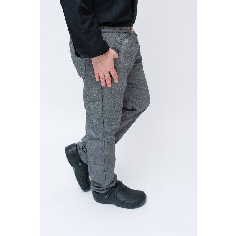 Kuchařské kalhoty EGOchef Grey mix
